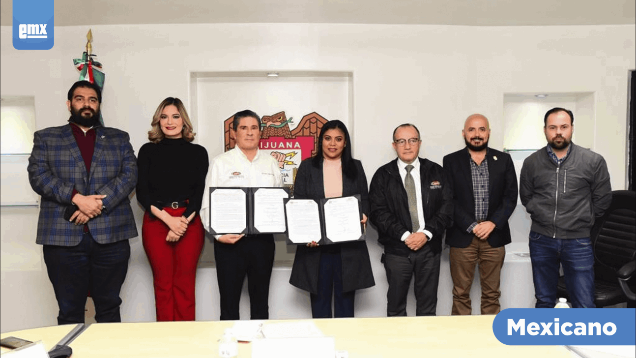 EMX-Ayuntamiento asigna convenios con CMIC en beneficio de los tijuanenses