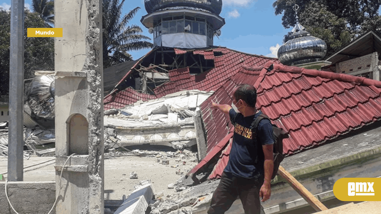 EMX-Se registró un terremoto de 6,8 grados en la zona oeste de Indonesia
