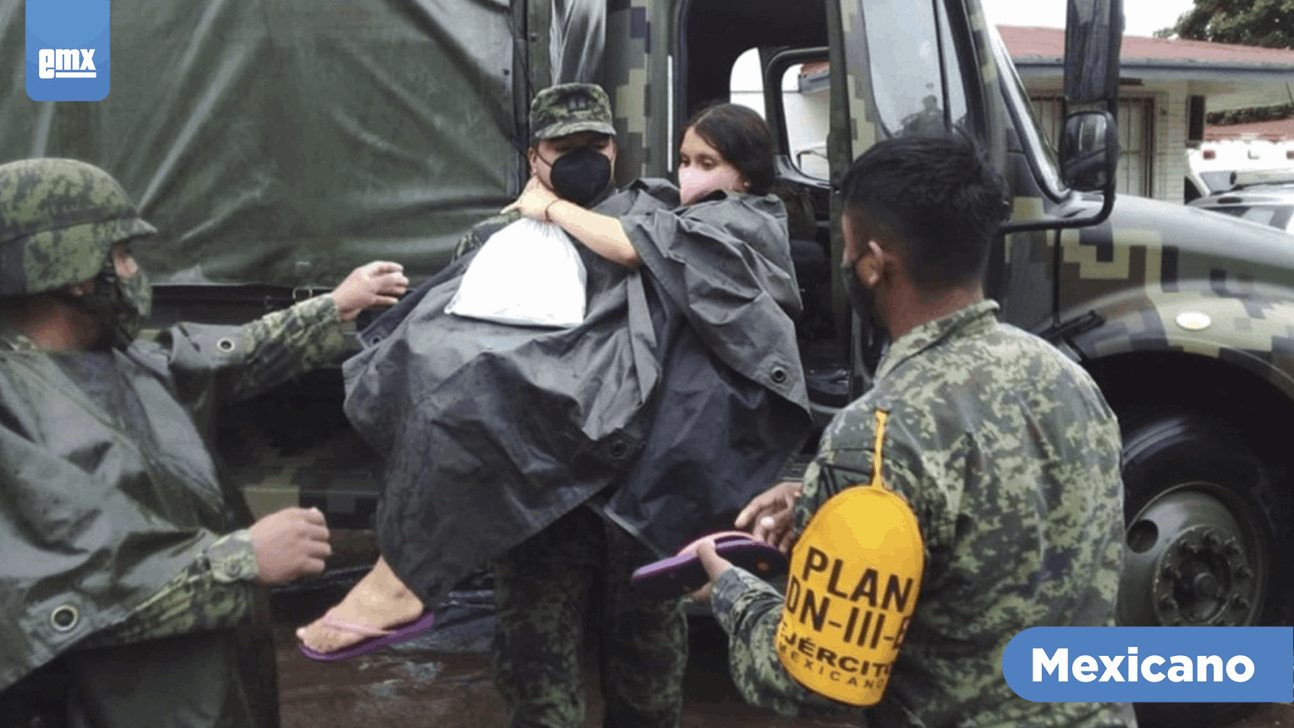 EMX-Ejército activa plan DN-III-E tras intensas lluvias en Lázaro Cárdenas, Michoacán