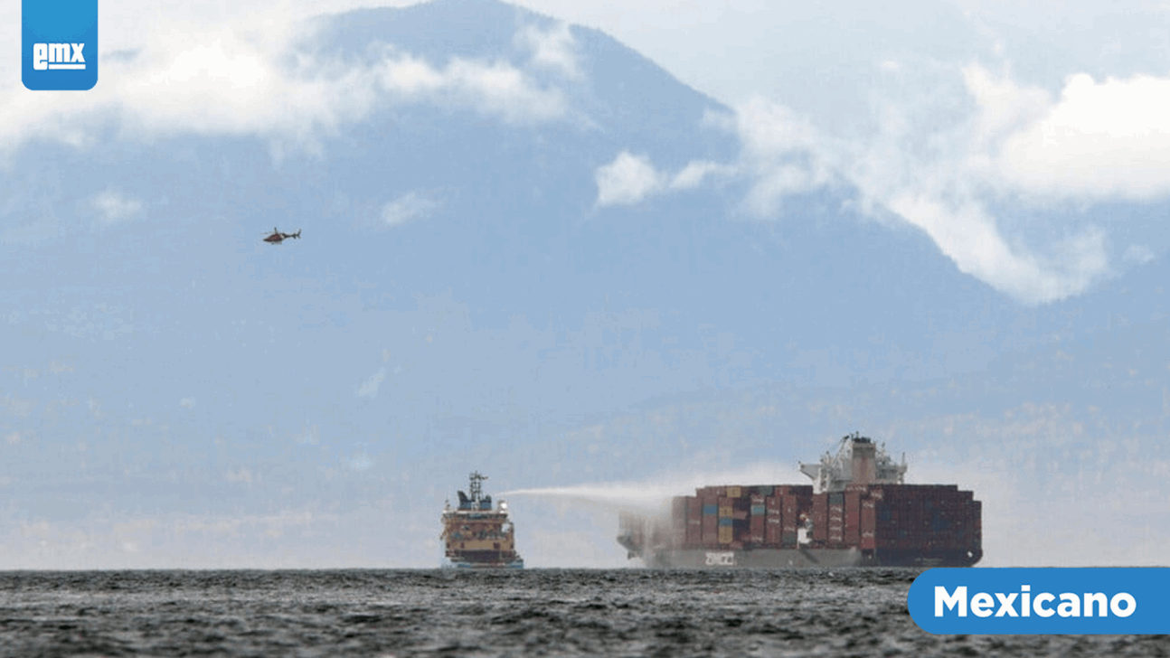 EMX-Se incendia buque con contenedores frente a las costas de Canadá