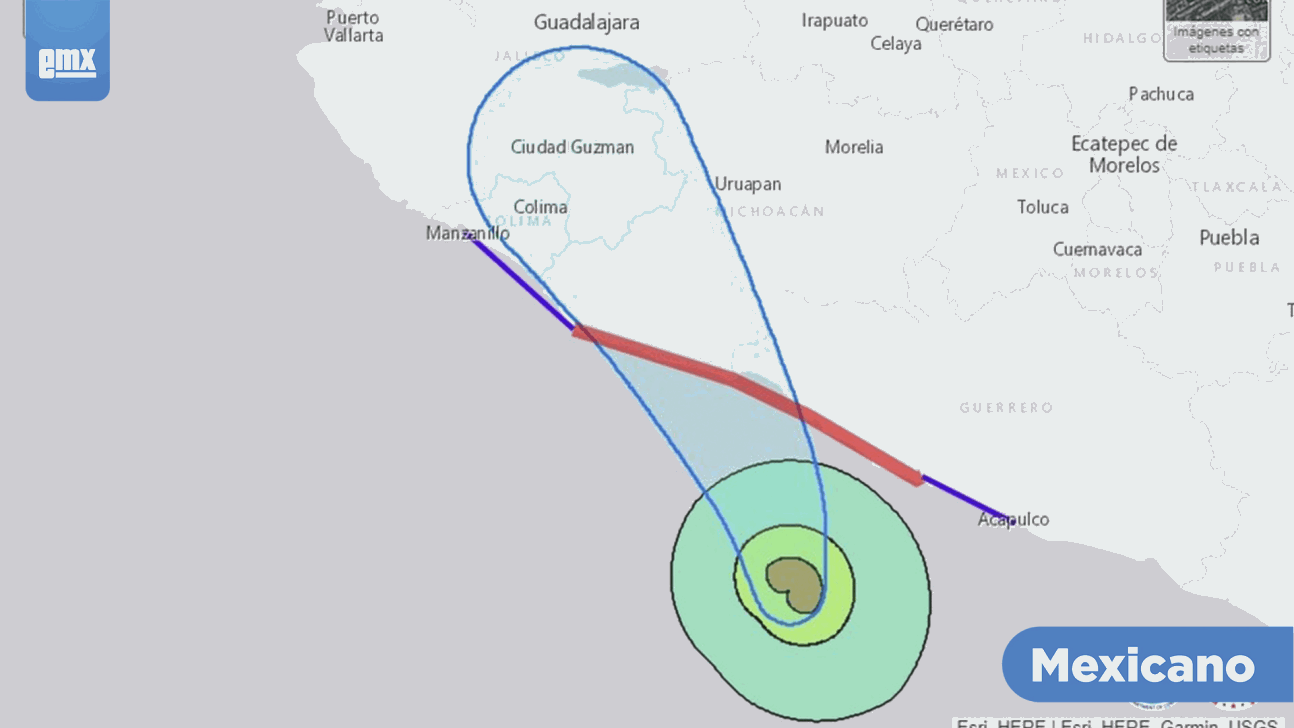 EMX-Precipitaciones leves se esperan en Jalisco tras paso de Huracán 'Rick'