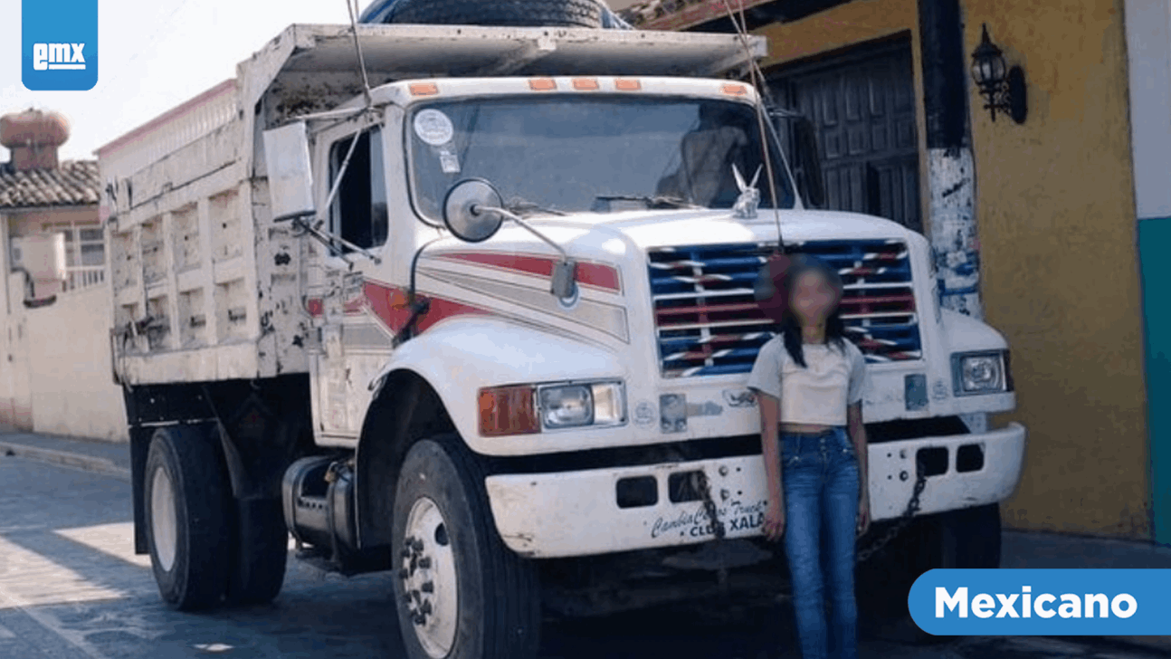 EMX-Niña de 12 años conduce camiones de carga en Veracruz