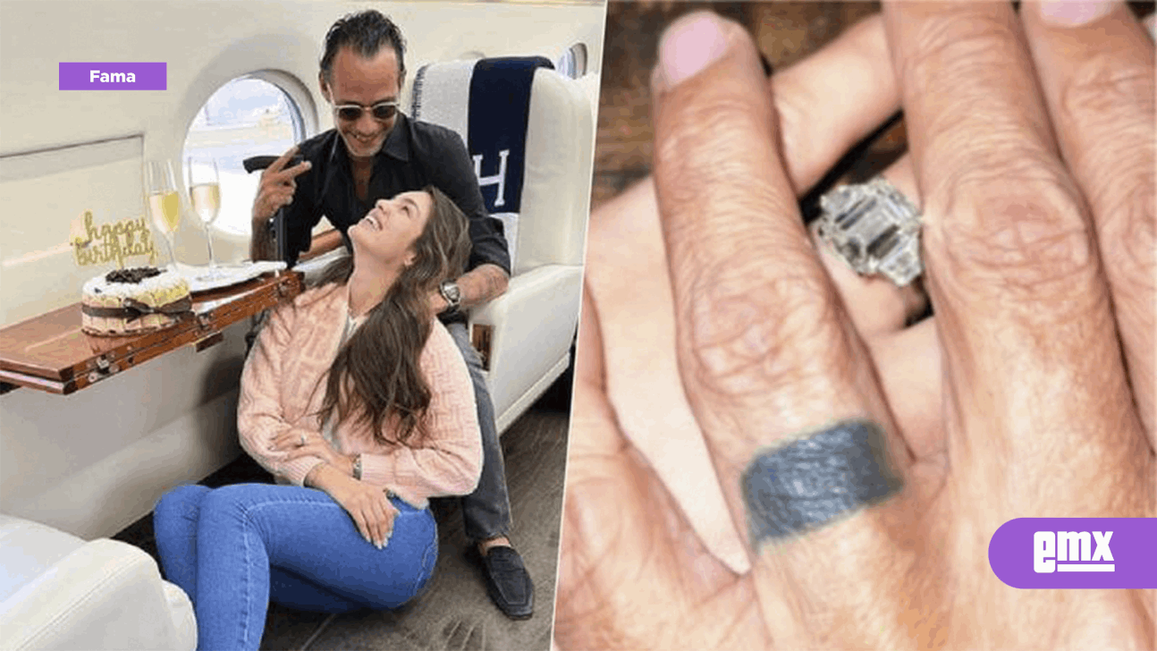 EMX-¿Marc Anthony va por su cuarta boda? Nadia Ferreira luce espectacular anillo