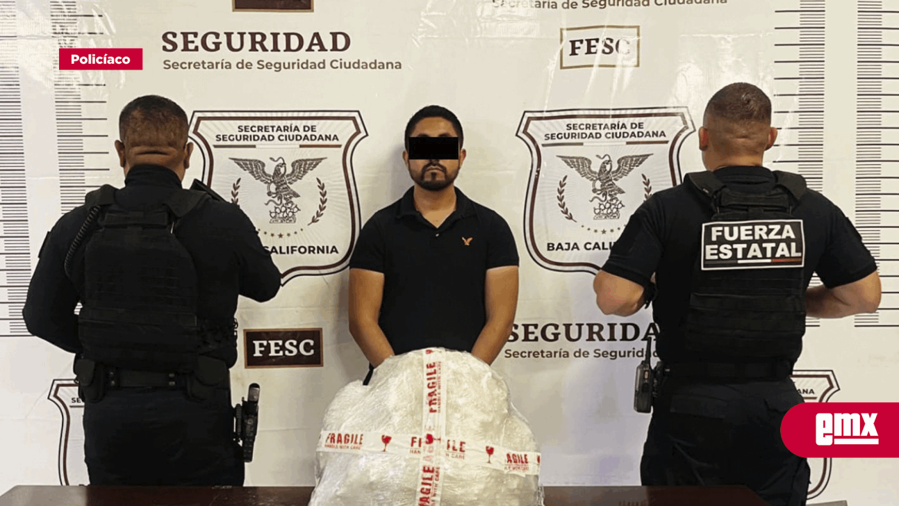 EMX-Asegura FESC más de 19 kilos de metanfetamina en Tijuana 