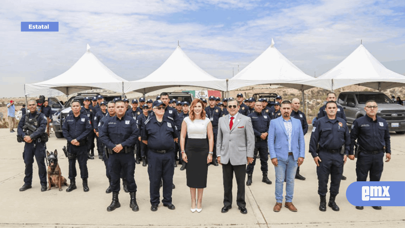 EMX-Da Marina del Pilar bienvenida a 102 nuevos policías para Baja California 