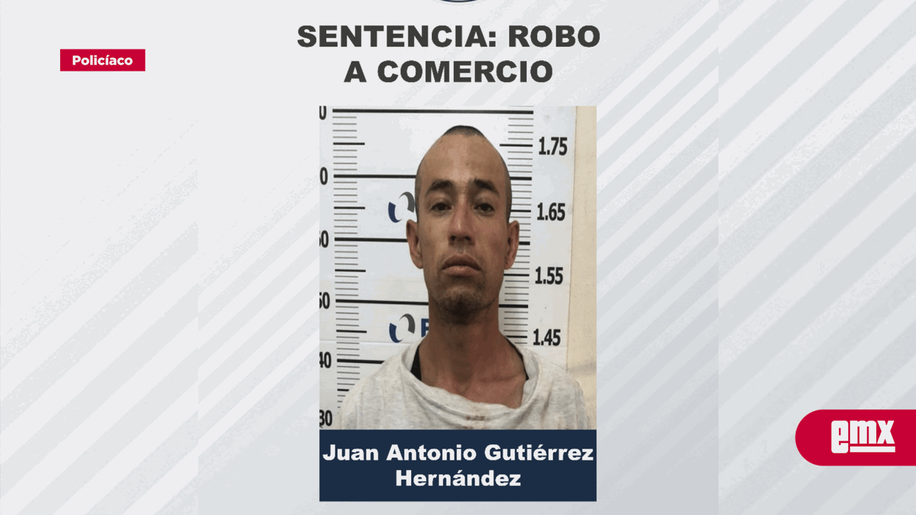 EMX-Logra FGE sentencia de seis años de prisión para sujeto por robo a establecimiento comercial en Playas de Rosarito 