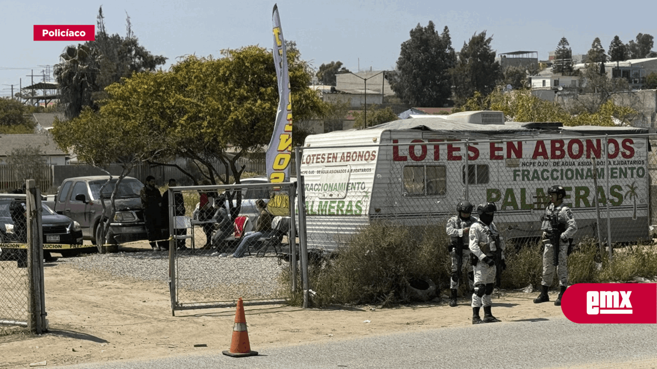 EMX-Atacan a plomazos a vendedores de terrenos en la colonia Ojo de Agua