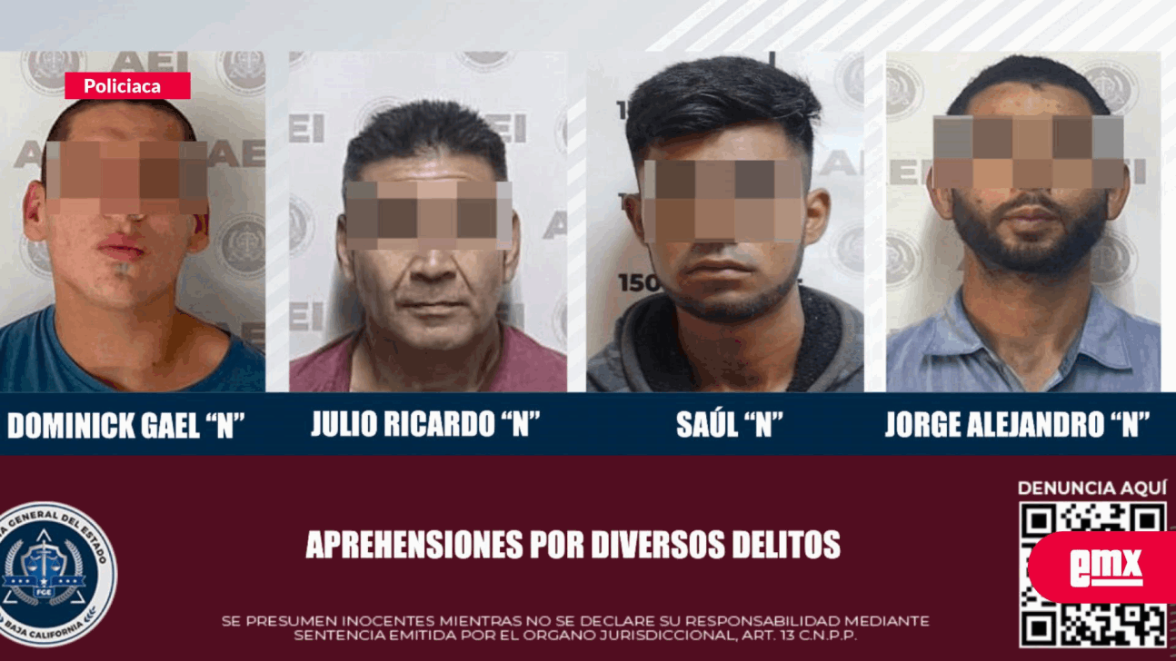 Capturándole a cuatro acusados por violencia familiar - El Mexicano